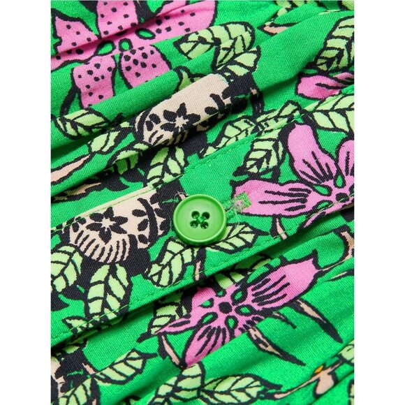 DEREK LAM 10 CROSBY Roselyn Ruffle Sleeve Top - NWT - Size 2 - Picture 5 of 6